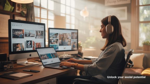 How do you create a social media strategy tailored to my business?