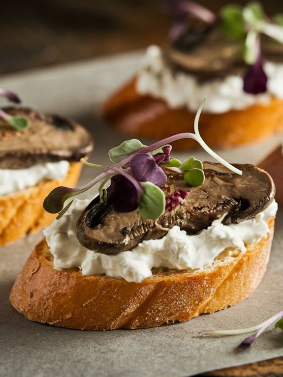 Truffle Mushroom Crostini