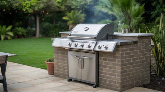 Grilled Spiral Sausage With Steak
