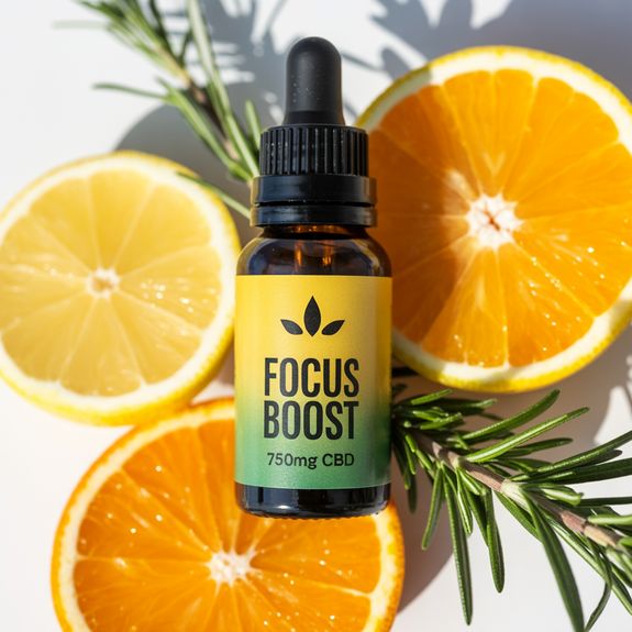 Focus Boost (750mg CBD + Adaptogens) $49.99