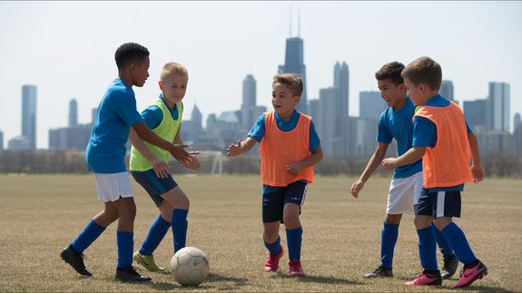 Woman in Black Shirt Playing Soccer