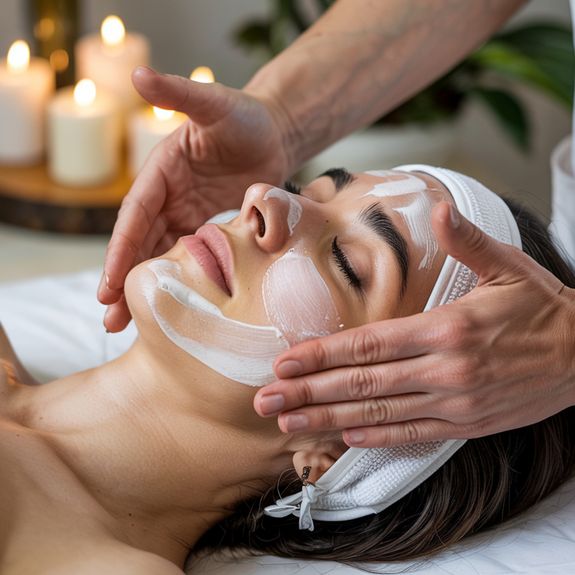 How long does a soothing facial session typically last?