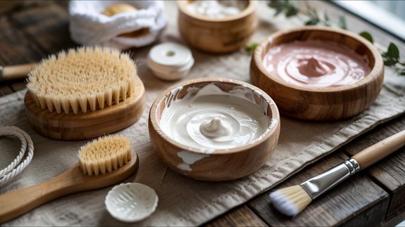 Shallow Focus Photo of Make-Up Brushes