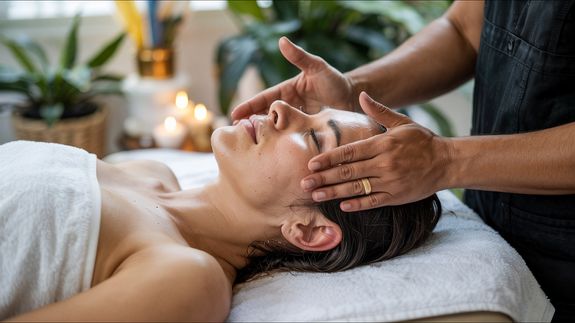 Makeup Brush on Black Container