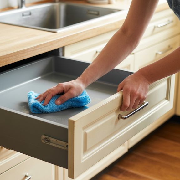 Inside Cabinets & Drawers