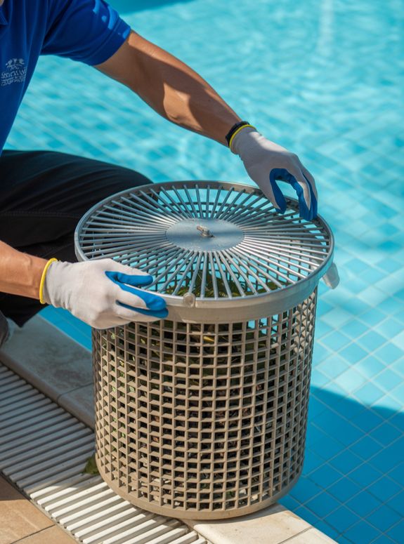 Emptying Skimmer & Pump Baskets