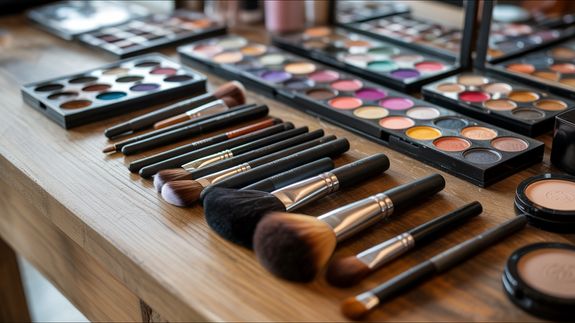 Photo of a Woman Wearing Silver Flower Head Dress