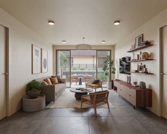 Yellow Scaffolding Building