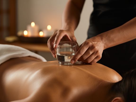 A Medical Practitioner Examining a Patient