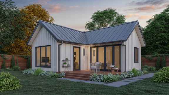 A Man and Woman Wearing Hard Hat While Talking