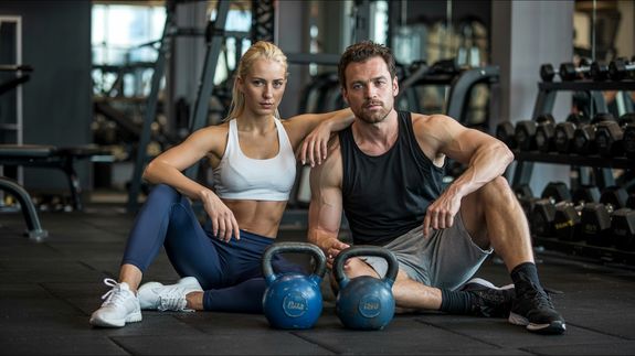 Person Holding Barbell