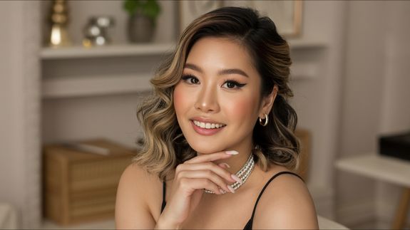 Round Grey Foundation Canister