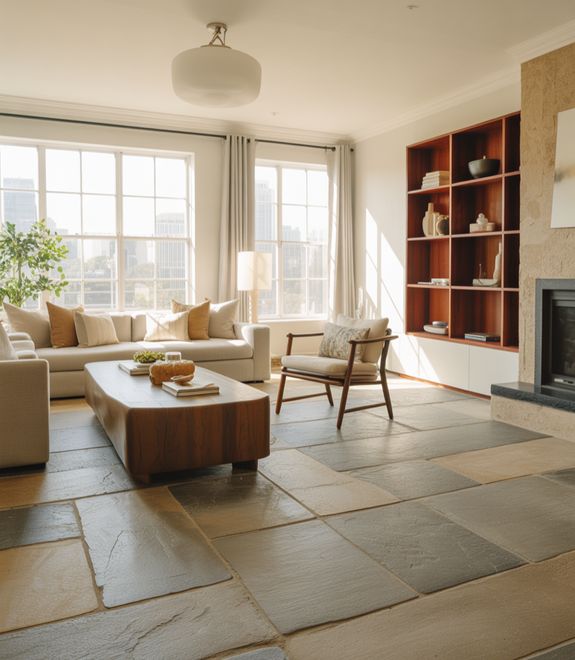 Marble Walls Inside a Bathroom