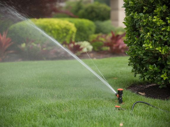 Two Red Flowers on Stairs