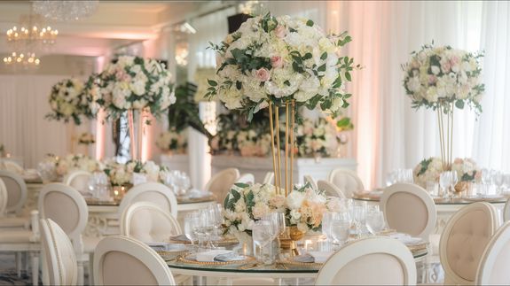 Tables and Chairs in the Event Hall