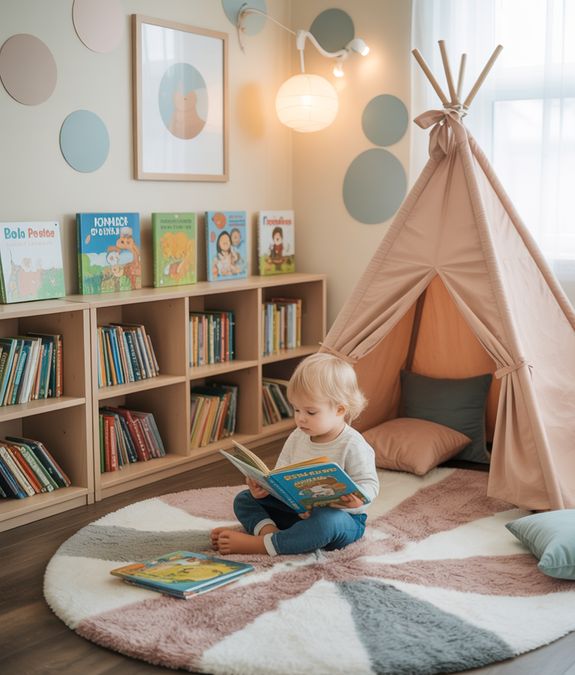 Reading Nook or Library Corner