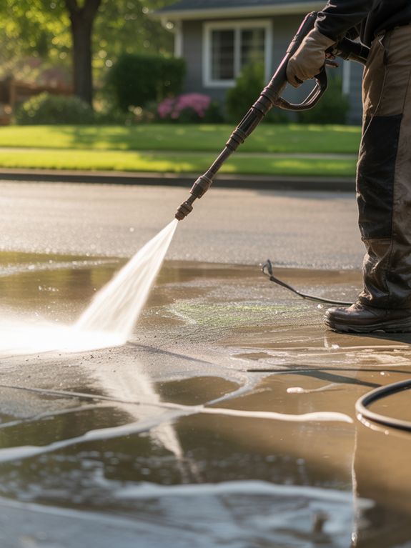 Driveway Pressure Washing