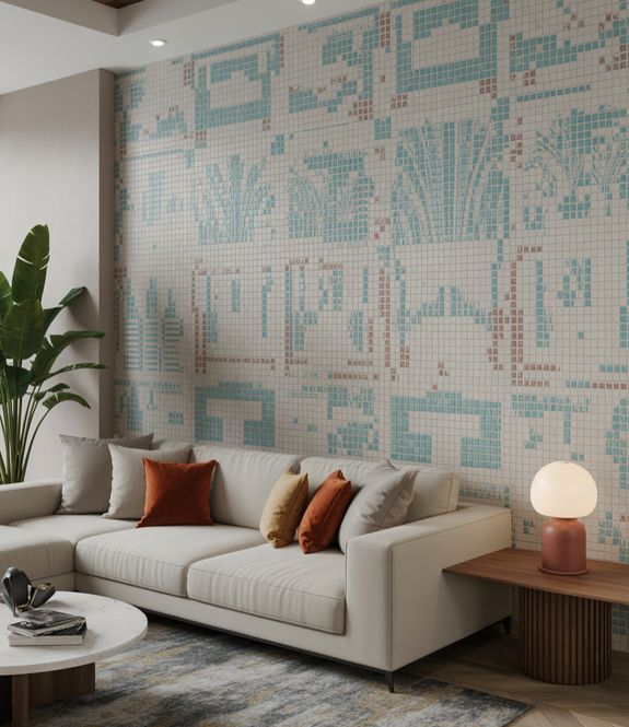 Set of skin care products in contemporary bathroom