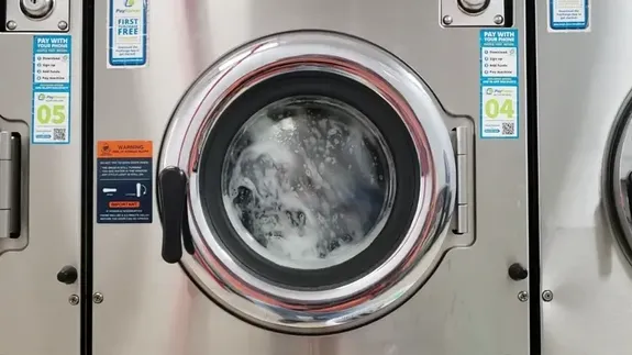 Heavy Duty Washing Machine in the Service Area