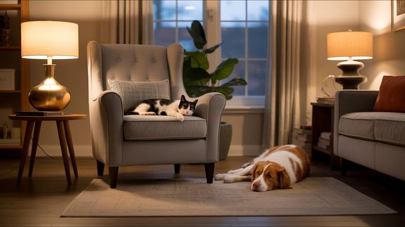 Crop anonymous female owner strolling with group of dogs of different breeds on leashes on rural road in sunny countryside