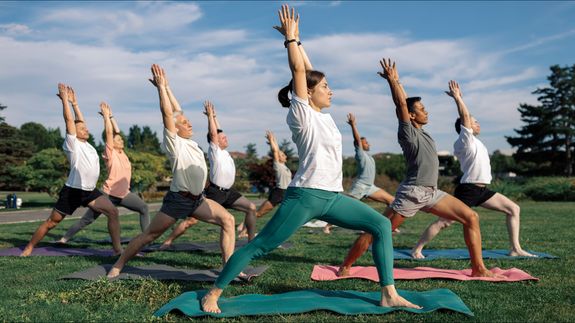 Women Doing Yoga
