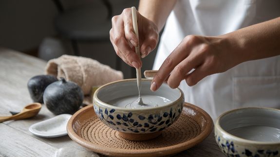 Woman Having Facial Care