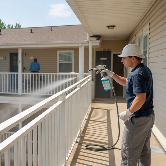 Apartment Complex Washing