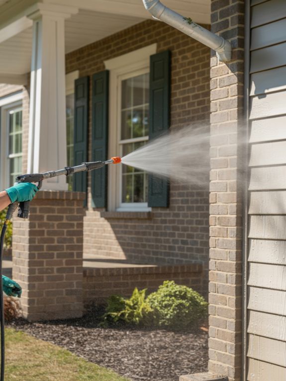 House Exterior Pressure Washing