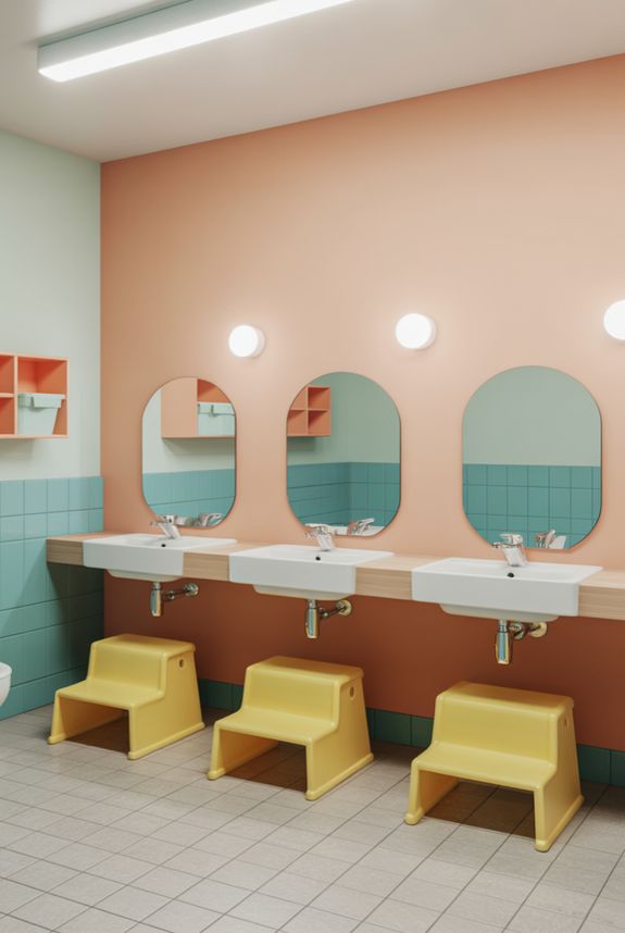 Child-Friendly Wash & Diapering Stations