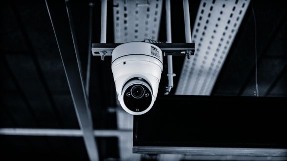 A White CCTV