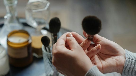 Close-up of Pink Flowers on Table
