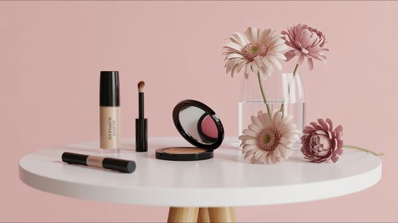 Bride Looking at Herself in a Mirror