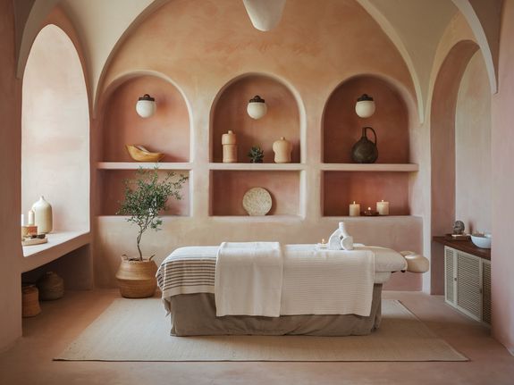 Person Massaging Man's Shoulder