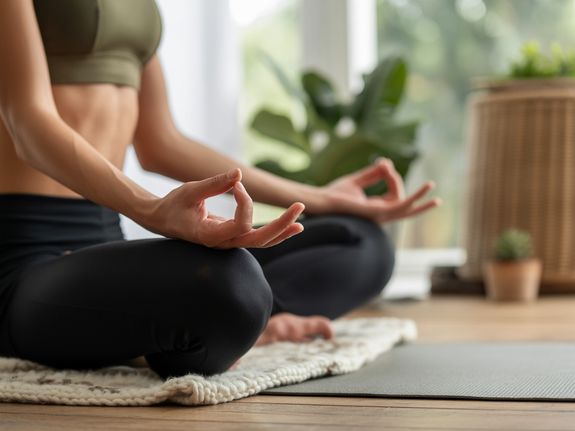 Woman Wearing Black Bra and White Tank Top Raising Both Hands on Top