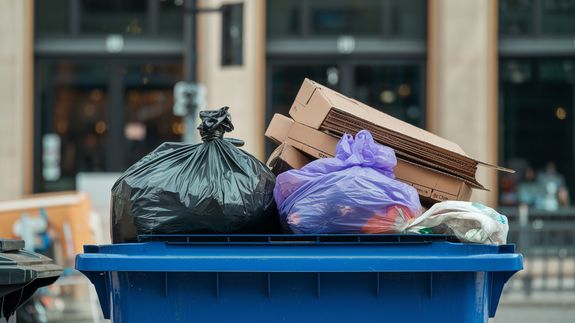 How do you ensure responsible disposal of the trash you collect?