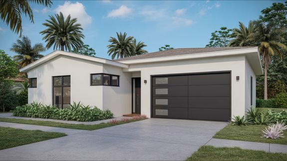 Unfinished Concrete Building With Tower Crane