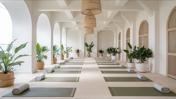Relaxed women doing Bhujangasana pose