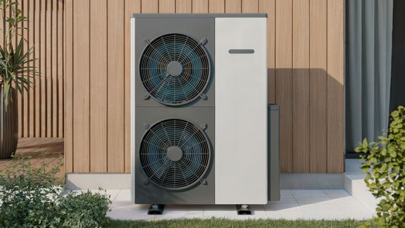 Man Checking an Air Conditioner