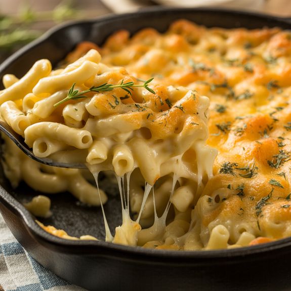 Three-Cheese Baked Macaroni