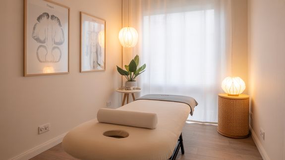 Cupping: Helps increase blood flow and relax tight areas by creating gentle suction on the skin, which can leave temporary circular marks that fade within a few days.