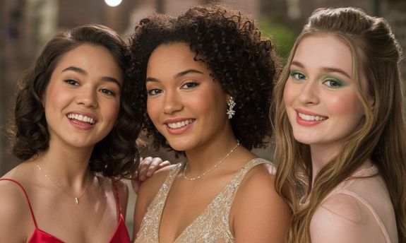 Beautician Putting Make Up on a Customer Face