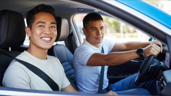 Side View Photography of Car During Dawn