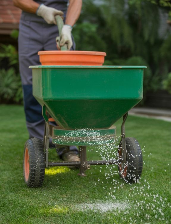 Will fertilization help with lawn discoloration?