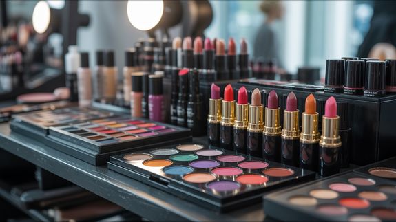 Woman Wearing Gown Looking at Mirror