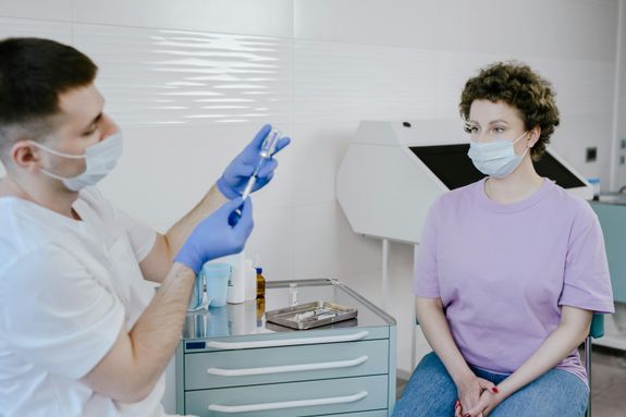 Patient about to Get Injection