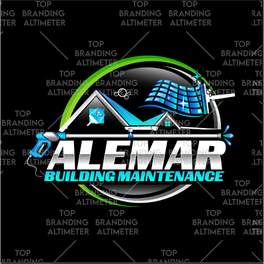 Alemar building maintenance  logo