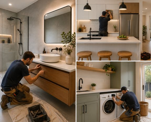 Bathroom, Laundry & Kitchen Renovations