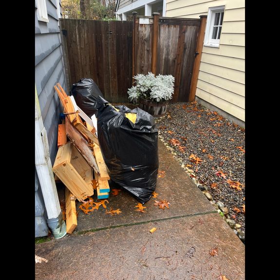 Do I need to be at home during the junk removal process?