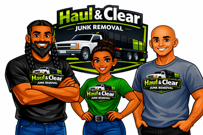 HAUL & CLEAR  JUNK  REMOVAL logo