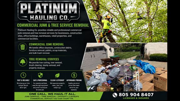 Need Junk Gone or Tree service